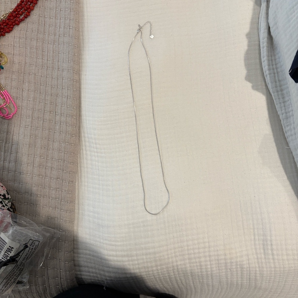 Banana Republic Sleek Silver Necklace